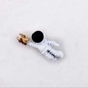 Astronaut lapel pin brooch